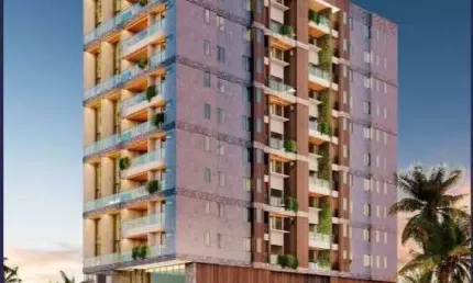 Apartamento em Ponta D'Areia - Mount Solaro - 2 suítes - Vista mar - Nascente