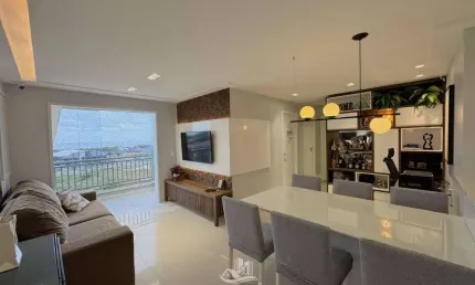 Apartamento a Venda em Calhau - 3 quartos - Vista Mar - Reformado - Planejados