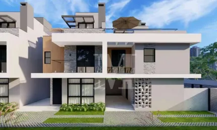 SOBRADO TRIPLEX RESIDENCIAL TERRAZZA HAUER 03 QUARTOS 01 SUITE PERSIANAS AUTOMATIZADAS CHURRASQUEIRA NO ÁTICO