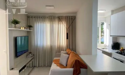 Apartamento semi-mobiliado, lindo! ensolarado, em ótima localização.