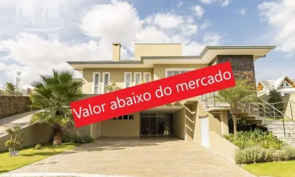 CURITIBA - PASSAÚNA. CONDOMÍNIO 4 SUÍTES PISCINA TERRENO 1.146 M² DE ÁREA ÚTIL SEMI-MOBILIADA PERMUTA