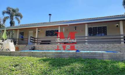 Tijucas Do Sul Campo Alto Chácara Com Casa 04 Quartos Piscina.