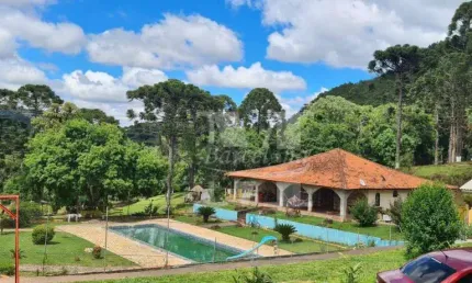 CAMPO LARGO ESTRADA ITAMBÉ RARA CHÁCARA COM 2,5 ALQUEIRES 4 CASAS PISCINA TANQUE DE PEIXES