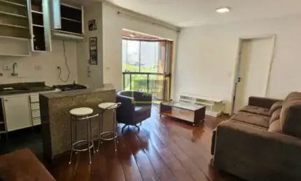 Apartamento com um dormitório e vaga de garagem para venda na Santa Cecília