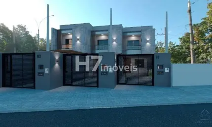 Casa geminada com 1 suíte + 2 quartos, bom retiro - joinville