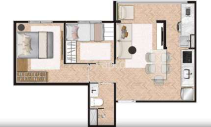 Apartamento Novo 2 Quartos 49m² - Gran Kazzas Sacomã Club - Sacomã/SP