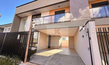 Sobrado com 3 dormitórios à venda, 155 m² por R$ 962.000,00 - Cidade Jardim - São José dos Pinhais/PR