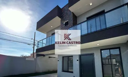 Sobrado com 3 dormitórios à venda, 141 m² por r$ 829.000,00 - boneca do iguaçu - são josé dos pinhais/pr
