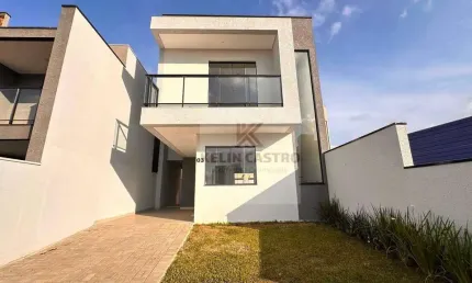 Sobrado com 3 dormitórios à venda, 118 m² por r$ 769.900,00 - costeira - são josé dos pinhais/pr