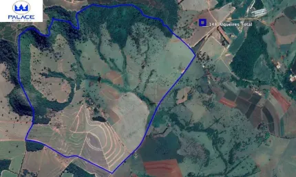 Fazenda com 2 salas à venda em Zona Rural, Cristais Paulista , 1000 m2 por R$ 35.000.000