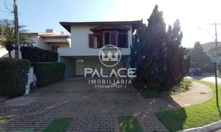 Casa em condomínio fechado com 3 quartos para alugar no Terras de Piracicaba, Piracicaba , 292 m2 por R$ 7.900
