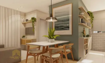 Apartamento com 2 quartos à venda na João Afonso Moreira, 730, Itaum, Joinville por R$ 272.000