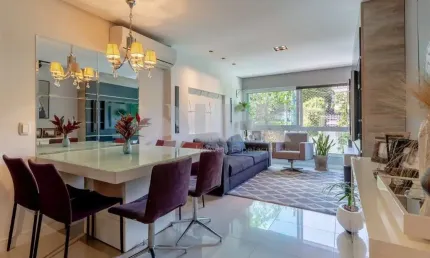 Apartamento mobiliado de 2 quartos com 2 vagas à venda no bairro Chácara das Pedras em Porto Alegre