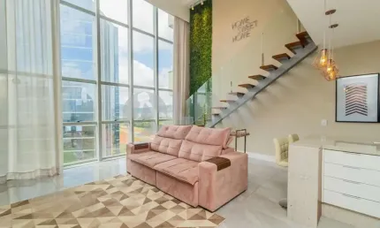 Apartamento duplex mobiliado de 1 quarto com 2 vagas à venda no bairro petrópolis em porto alegre