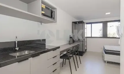Apartamento studio mobiliado com 1 quarto à venda no bairro rio branco em porto alegre