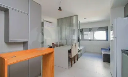 Apartamento de 1 dormitório com 1 vaga à venda no bairro jardim europa em porto alegre