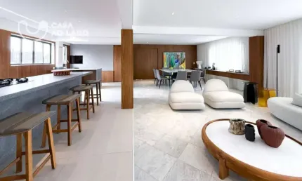 Apartamento retrofit 270m² com 04 suítes no batel - curitiba/pr