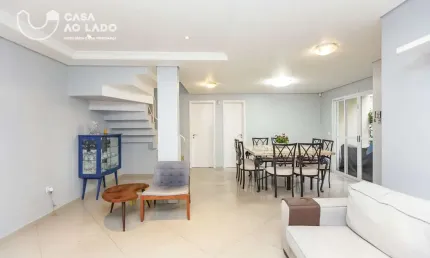 Sobrado 200m² com 03 quartos no cristo rei - curitiba/pr