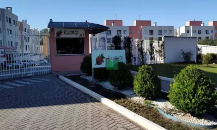 Apartamento térreo mobiliado 2 dormitórios à venda, 48 m² por r$ 220.000 - tatuquara - curitiba/pr