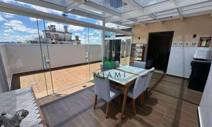 Cobertura com 3 dormitórios à venda, 136 m² por R$ 750.000,00 - Guaíra - Curitiba/PR