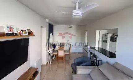 Apartamento com 2 quartos à venda na estrada do tindiba, 35, pechincha, rio de janeiro, 62 m2 por r$ 210.000