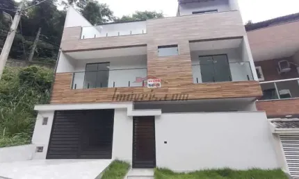 Casa em condomínio fechado com 3 quartos à venda na estrada curumau, 1333, taquara, rio de janeiro, 130 m2 por r$ 450.000