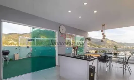 Cobertura com 3 quartos à venda na Rua Fortunato de Brito, 172, Freguesia (Jacarepaguá), Rio de Janeiro, 178 m2 por R$ 990.000