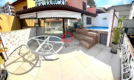 Casa em condomínio fechado com 3 quartos à venda na Rua Antônio Cordeiro, 489, Freguesia (Jacarepaguá), Rio de Janeiro, 196 m2 por R$ 840.000