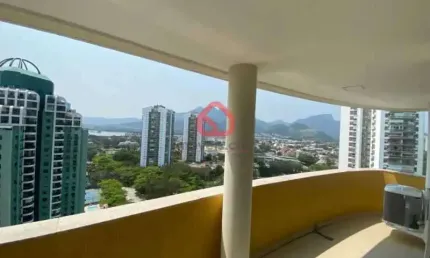 Flat com 2 quartos à venda na avenida gastão senges, 395, barra da tijuca, rio de janeiro, 68 m2 por r$ 630.000