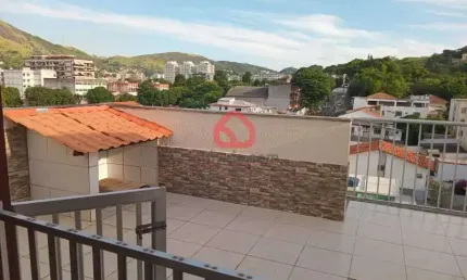 Cobertura com 3 quartos à venda na Rua Pinto Teles, 354, Praça Seca, Rio de Janeiro, 130 m2 por R$ 480.000