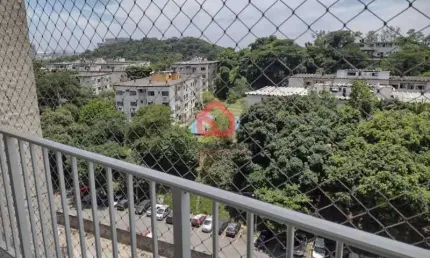 Apartamento com 2 quartos à venda na estrada dos bandeirantes, 7025, curicica, rio de janeiro, 65 m2 por r$ 320.000
