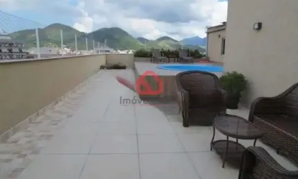 Cobertura com 4 quartos à venda na rua das dálias, 81, vila valqueire, rio de janeiro, 365 m2 por r$ 750.000