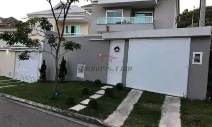 Casa em condomínio fechado com 4 quartos à venda na estrada campo da areia, 765, pechincha, rio de janeiro, 154 m2 por r$ 990.000