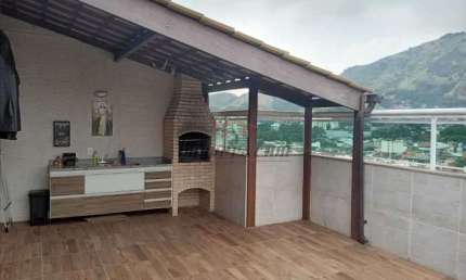 Cobertura com 3 quartos à venda na Rua Florianópolis, 1450, Praça Seca, Rio de Janeiro, 138 m2 por R$ 380.000
