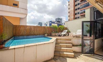 Cobertura com 4 quartos, 195m², à venda em São Paulo, Brooklin Paulista