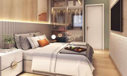 Zenith Cond Clube, Apartamento de 2 Quartos, suíte, varanda gourmet