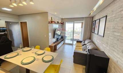 Apartamento com 3 quartos no condomínio Liberty, parque das laranjeiras, semi mobiliado