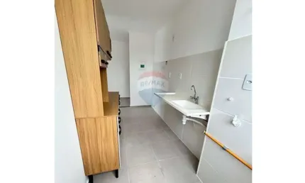 Apartamento para locação no Vista das Paineiras – armário na cozinha e ares