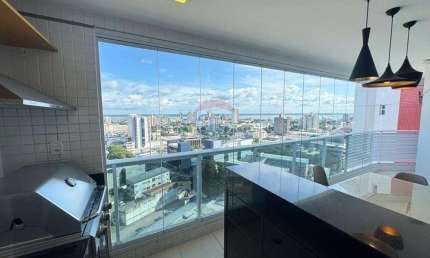 Apartamento de 3 quartos, com 106,79 m2, mobiliado no 13° do Smart Residense Downtown.