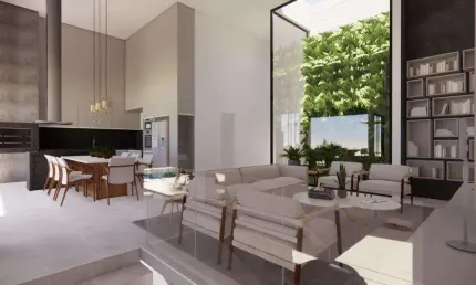 Sobrado à venda em Paulínia, Jardim Ypê, com 3 suítes, com 205 m², La Dolce Vita