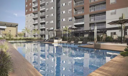 Apartamento à venda em Campinas, Loteamento Residencial Vila Bella Dom Pedro, com 2 quartos