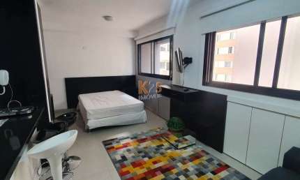 Condomínio Rossi 145 - Studio 100% mobiliado no Rosi 145 Por R$1950,00
