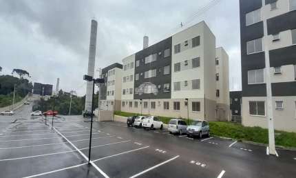 Apartamento com 2 quartos para alugar na Rua Maria Joaquina Vaz, 721, Jardim Itaqui, Campo Largo, 45 m2 por R$ 800
