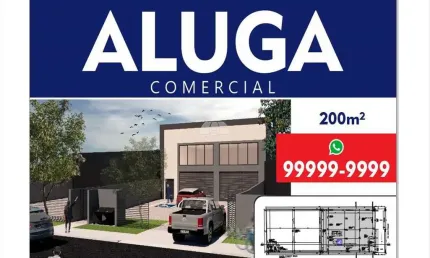 Ponto comercial para alugar na rua quinze de outubro, 524, centro, pinhais, 150 m2 por r$ 3.500