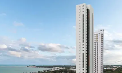 Apto de 1 quarto (Duplex), com Vista Definitiva do mar a venda no Altiplano.