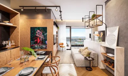 Baixou preço, Apartamento Novo Bigorrilho 68,26 m² 2 quartos 1 suíte oportunidade