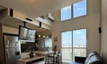 Apartamento Duplex com 1 dormitório à venda, 48 m² por R$ 655.000,00 - Morumbi - São Paulo/SP