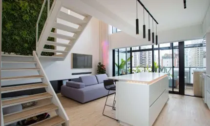 Apartamento duplex com 1 dormitório à venda, 67 m² por r$ 1.300.000,00 - campo belo - são paulo/sp