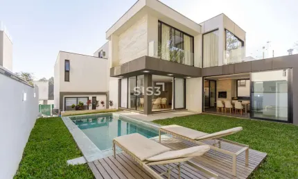 Casa em condomínio fechado com 4 quartos à venda na Avenida Fredolin Wolf, Santa Felicidade, Curitiba, 425 m2 por R$ 3.995.000