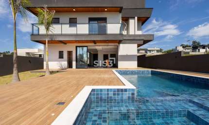 Casa em condomínio fechado com 3 quartos à venda na Rua Comendador Orlando Ceccon, 1111, Butiatumirim, Colombo, 394 m2 por R$ 2.990.000